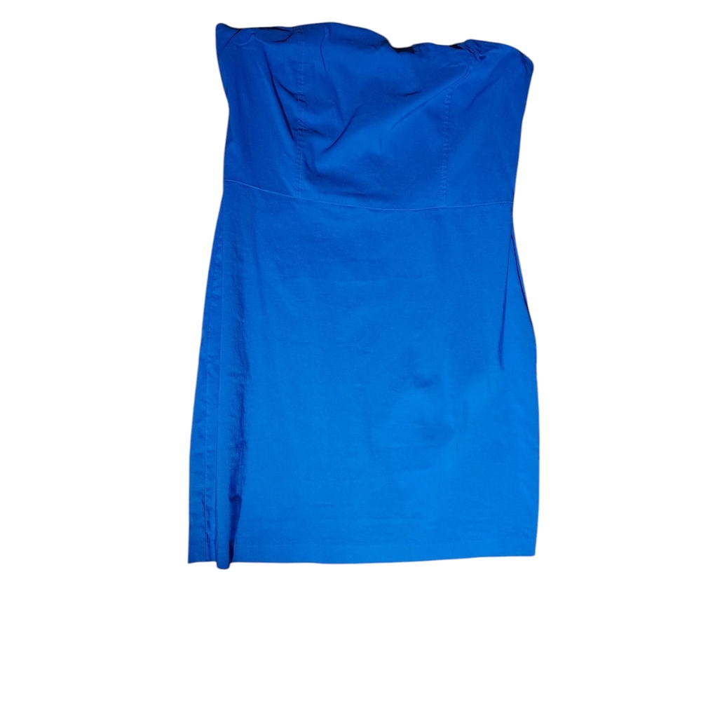 BONGO Blue Strapless Bodycon Cocktail Dress